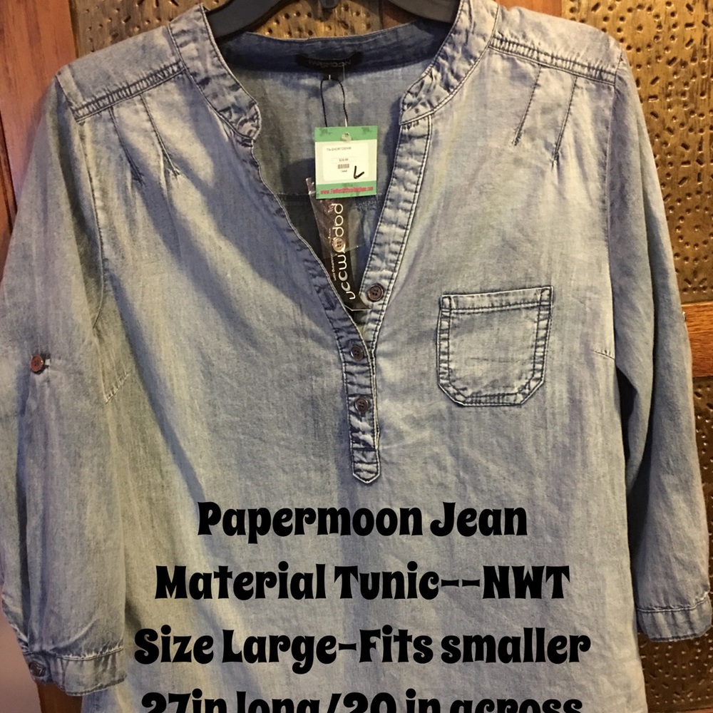Papermoon Brand Tunic—Size Large—New